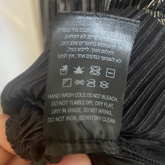 Sabina Musayev Alma Mini Dress In Black Metallic. Pre-Owned. No Belt Included. - Picture 13 of 13